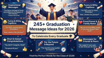 Graduation message ideas for 2026 celebrating every graduate with inspiring words, pride, success, and congratulations