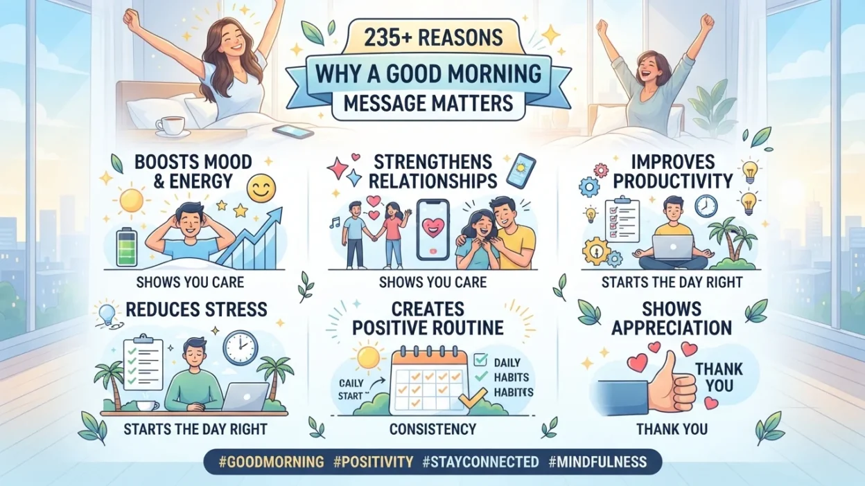 Why a good morning message matters for sharing love, encouragement, positivity, and a meaningful start to the day