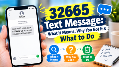 32665 text message meaning, why you received it, and what to do
