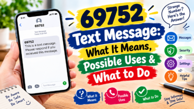 69752 text message meaning, possible uses, and what to do
