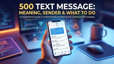 500 text message meaning, sender, and what to do when you receive an unfamiliar message