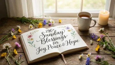 Sunday blessings for joy, peace, and hope with an uplifting message for a beautiful Sunday