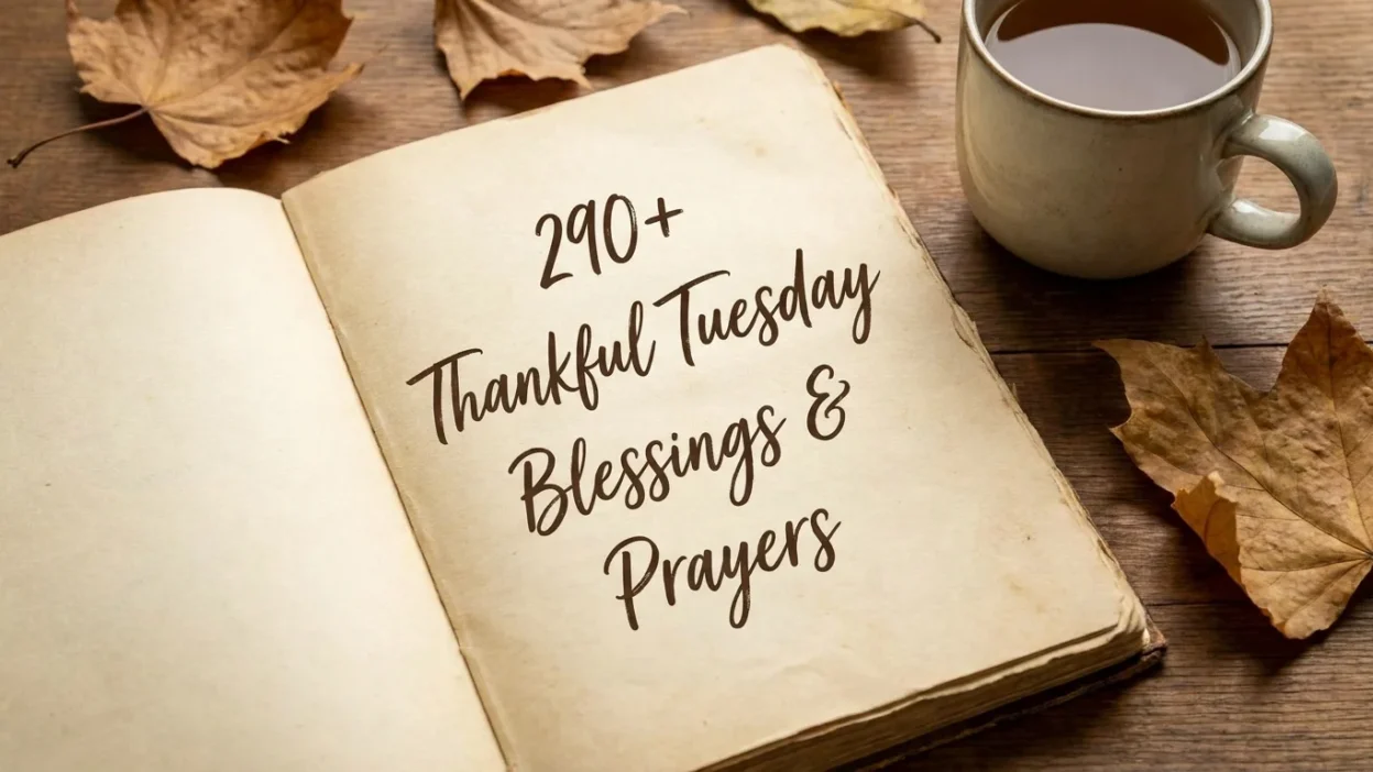Thankful Tuesday blessings and prayers filled with gratitude, faith, peace, hope, and joyful encouragement