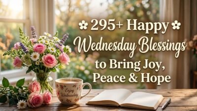 295+ happy Wednesday blessings to bring joy, peace, hope, and positivity to your day