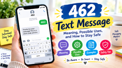 462 text message meaning, possible uses, and safety tips for identifying unfamiliar messages and avoiding scams