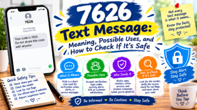 7626 text message meaning, possible uses, and safety tips for checking unfamiliar messages and avoiding scams