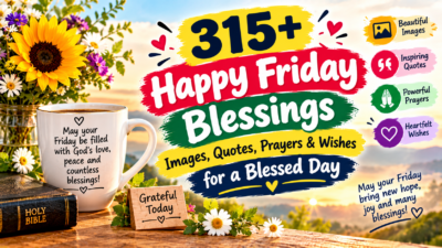 315+ happy Friday blessings images, quotes, prayers, and wishes for a blessed day