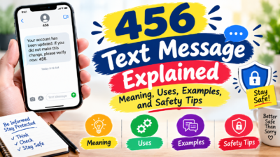 456 Text Message explained with its meaning, uses, examples, and safety tips
