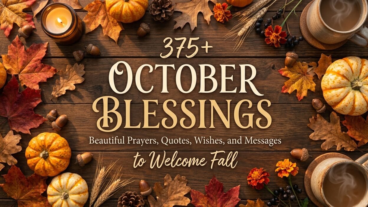 375+ October blessings with beautiful prayers, inspiring quotes, heartfelt wishes, and messages to welcome fall with faith and gratitude