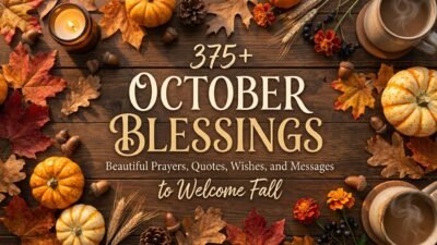 375+ October blessings with beautiful prayers, inspiring quotes, heartfelt wishes, and messages to welcome fall with faith and gratitude