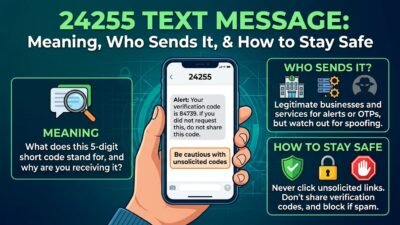24255 text message meaning, possible sender, and safety tips for identifying suspicious texts