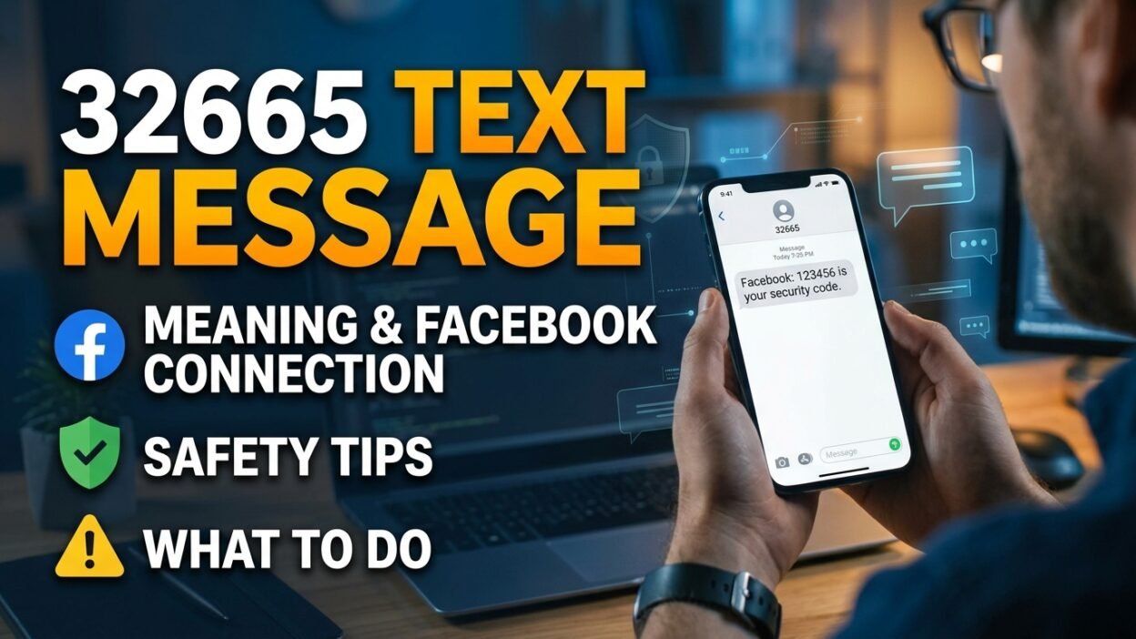 32665 text message meaning, Facebook connection, safety tips, and what to do when you receive a text from this number