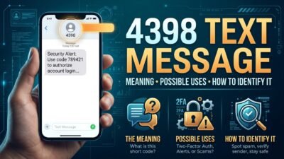 4398 text message meaning, possible uses, and tips for identifying unfamiliar messages and checking their safety